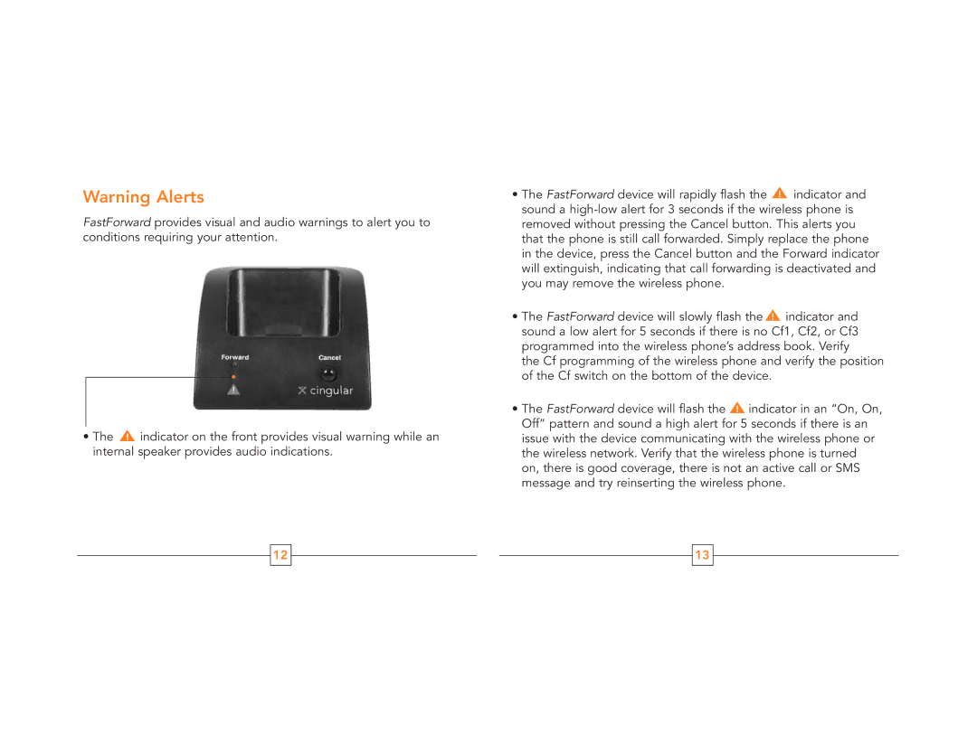 Cingular G4050, G4010 manual 