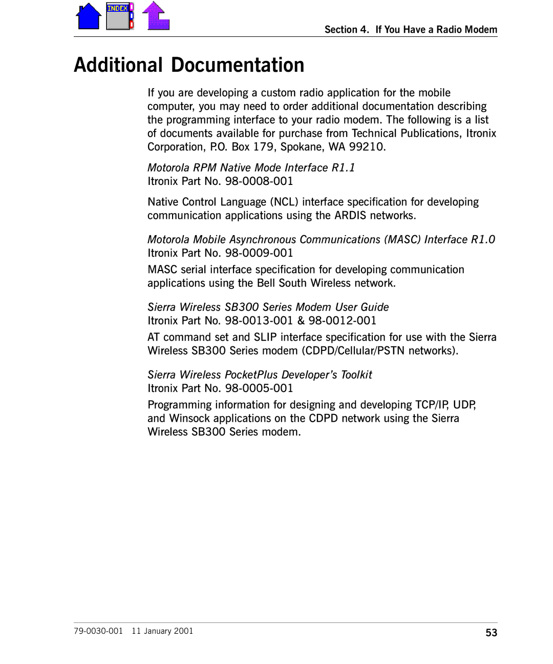 Cingular X-C 6250 Pro (300) manual Additional Documentation 