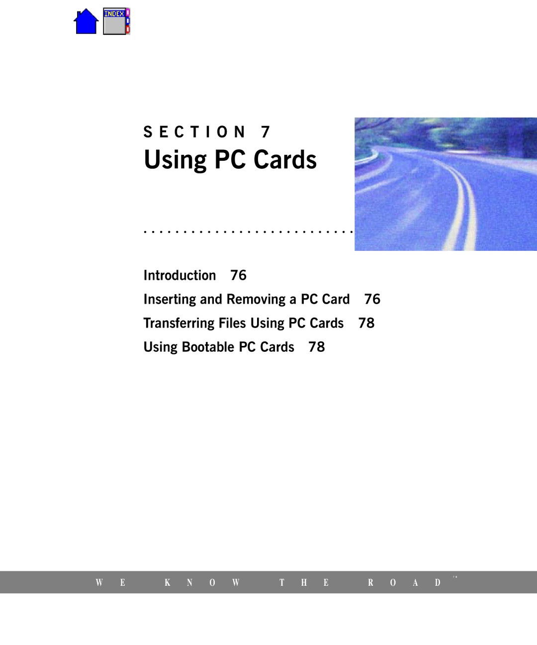 Cingular X-C 6250 Pro (300) manual Using PC Cards, Using Bootable PC Cards 