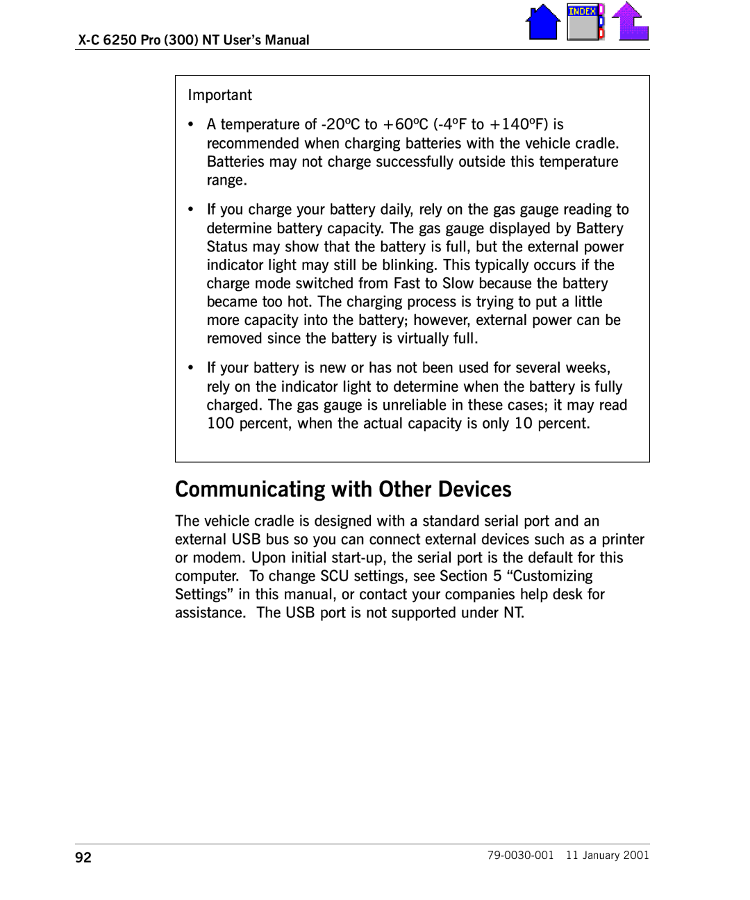 Cingular X-C 6250 Pro (300) manual Communicating with Other Devices 