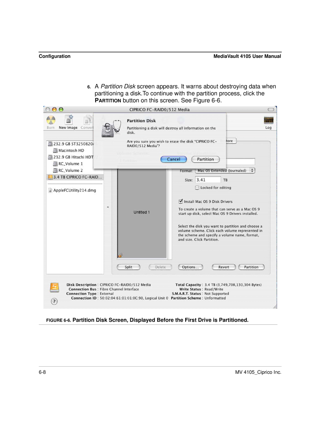 Ciprico 4105 Series user manual Configuration 