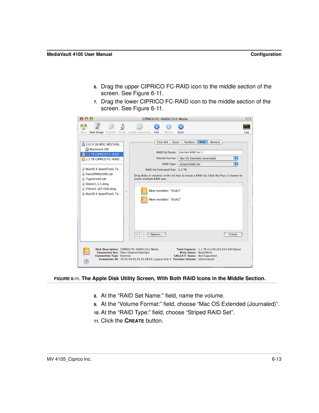 Ciprico 4105 Series user manual Configuration 