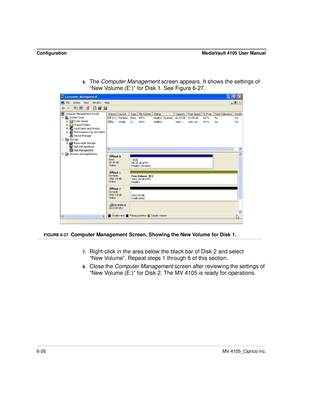 Ciprico 4105 Series user manual Configuration 