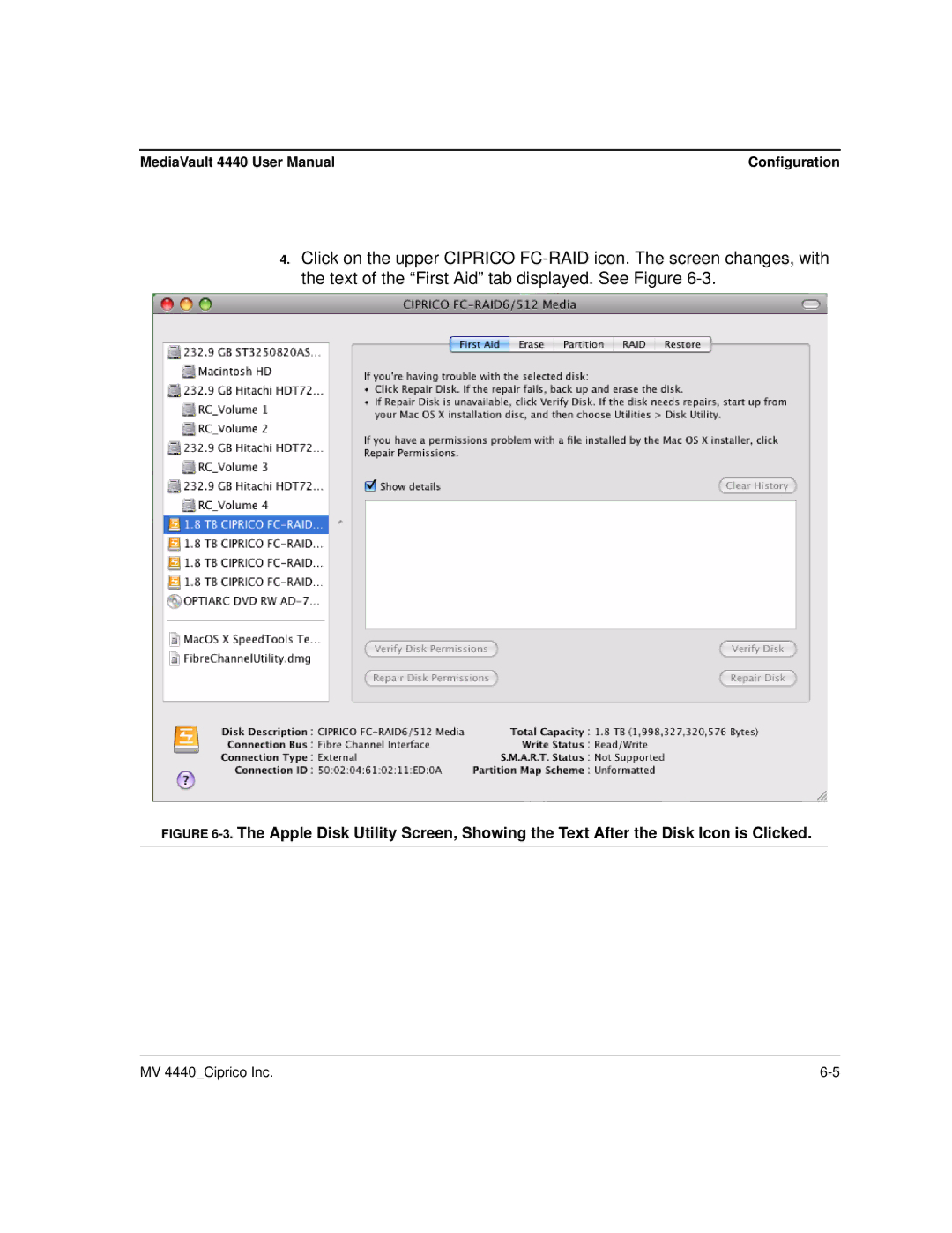 Ciprico 4400 user manual Configuration 