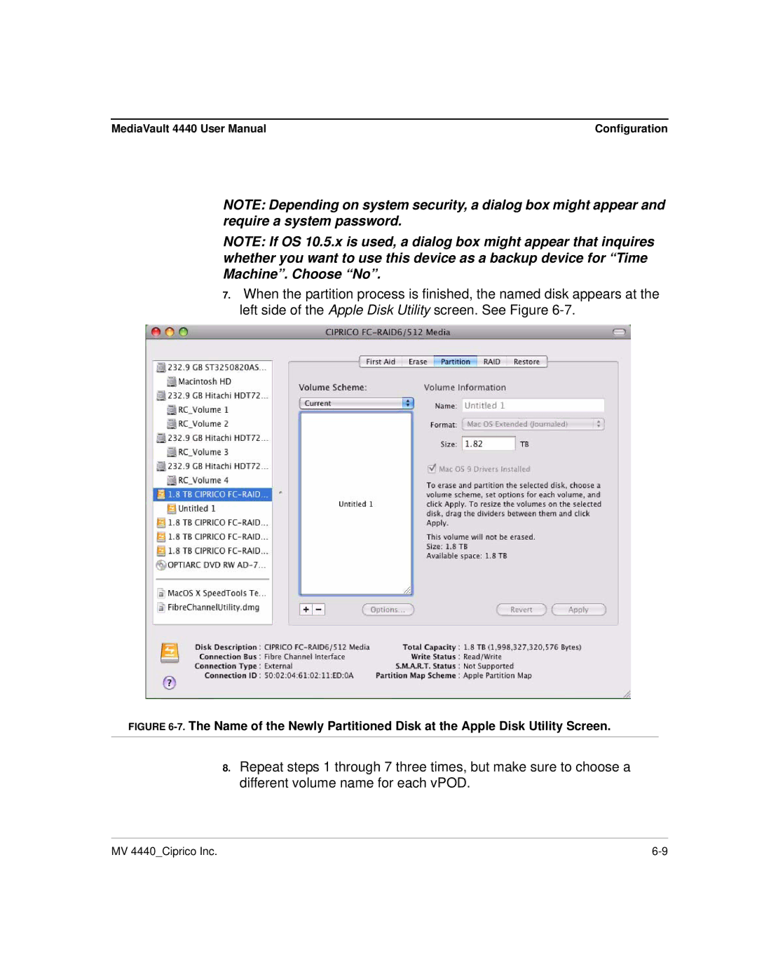 Ciprico 4400 user manual Configuration 