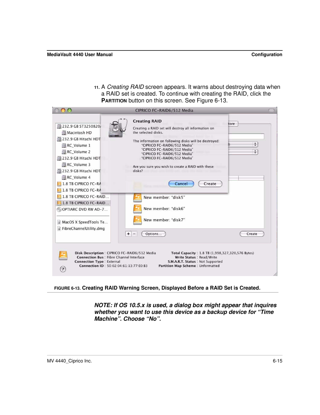 Ciprico 4400 user manual Configuration 