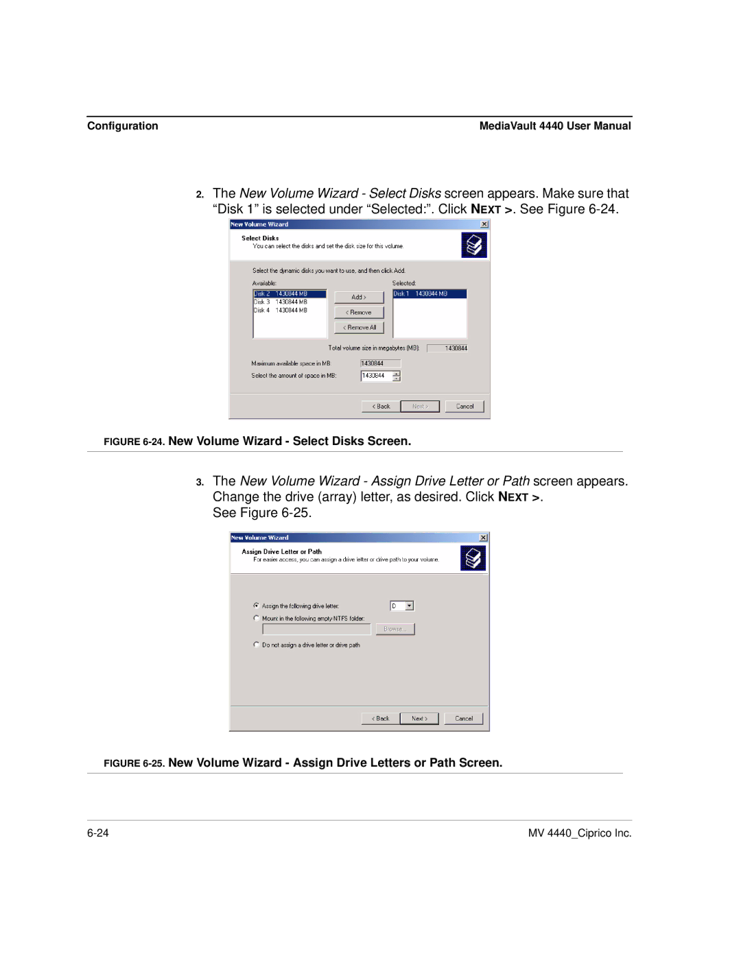 Ciprico 4400 user manual See Figure 