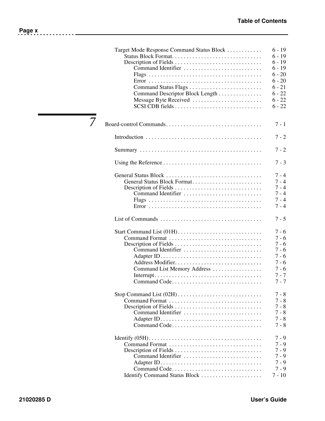 Ciprico Rimfire 3880 manual Table of Contents 