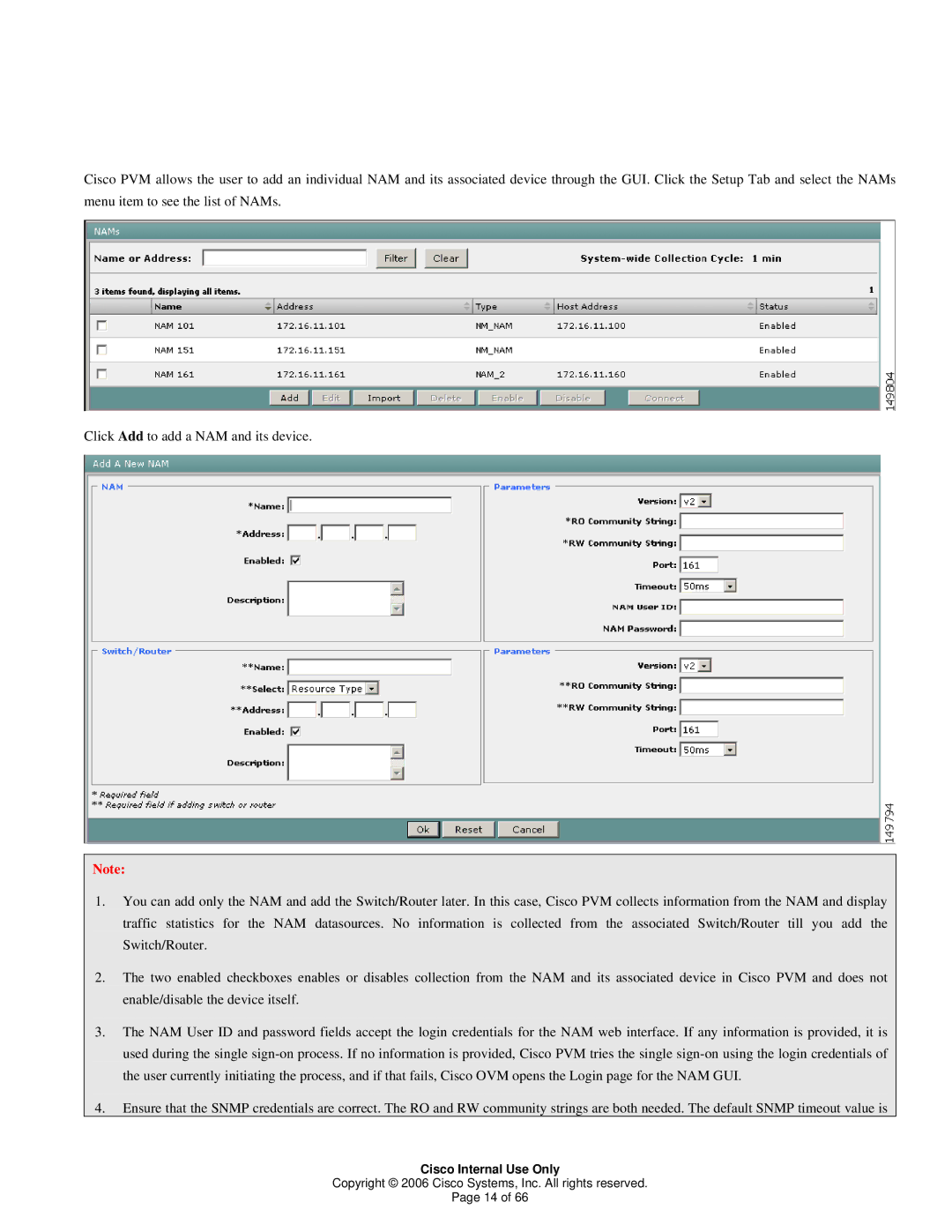 Cisco Systems 1 manual Cisco Internal Use Only 