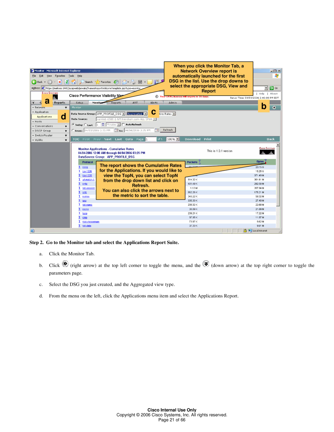 Cisco Systems 1 manual Cisco Internal Use Only 