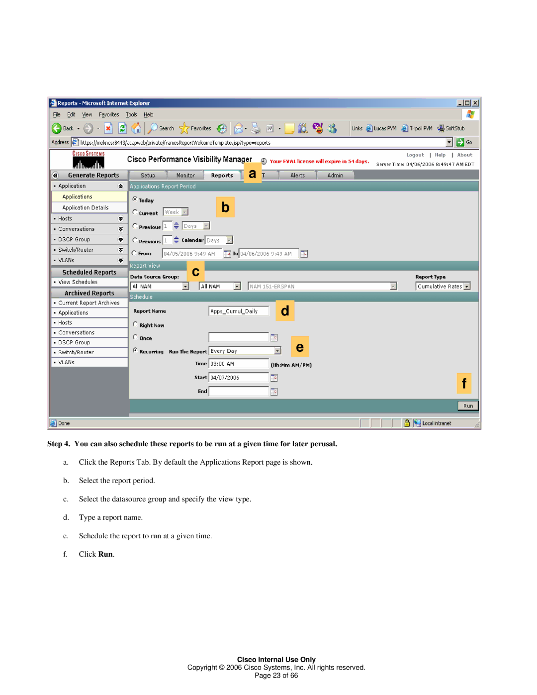 Cisco Systems 1 manual Cisco Internal Use Only 