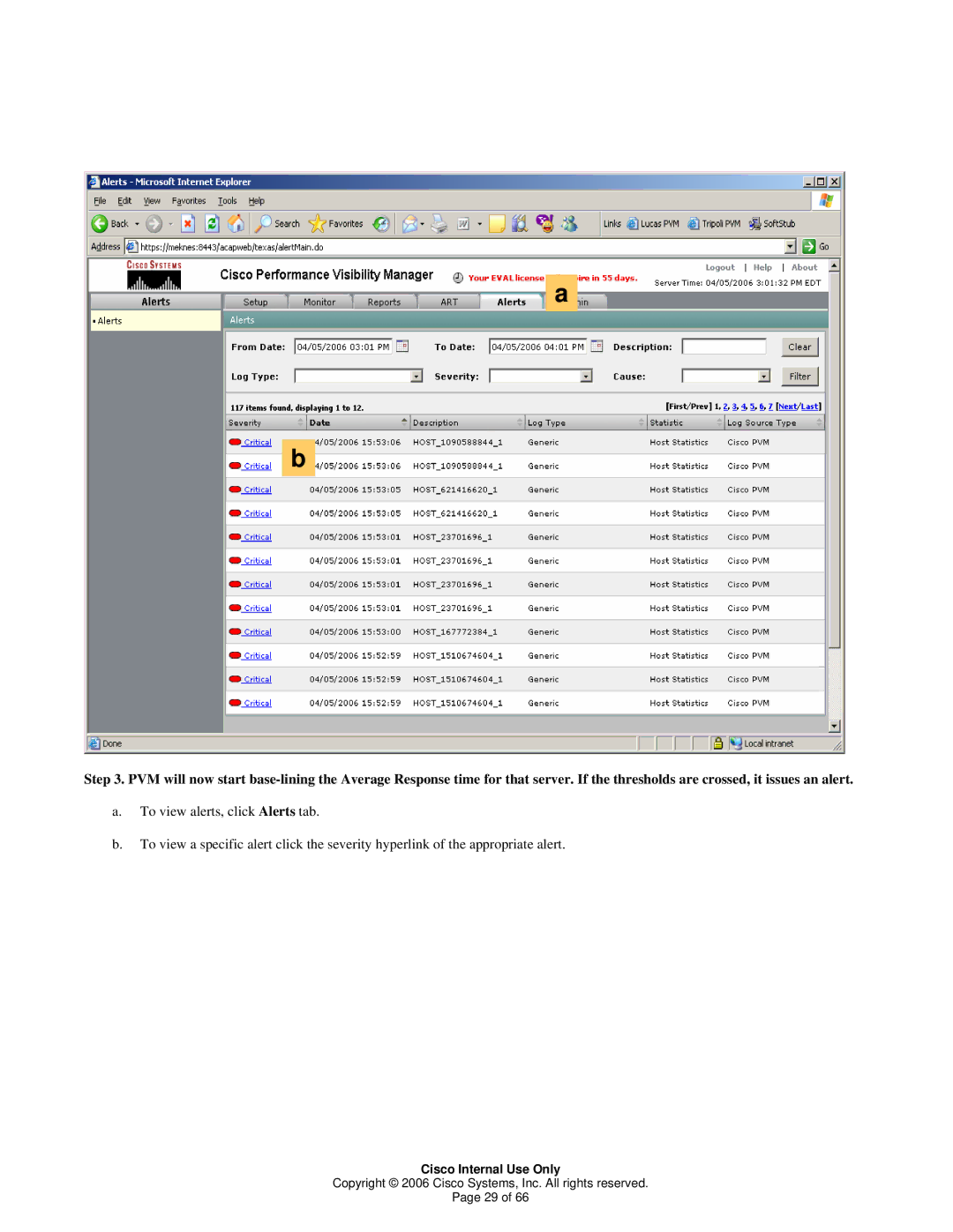 Cisco Systems 1 manual Cisco Internal Use Only 