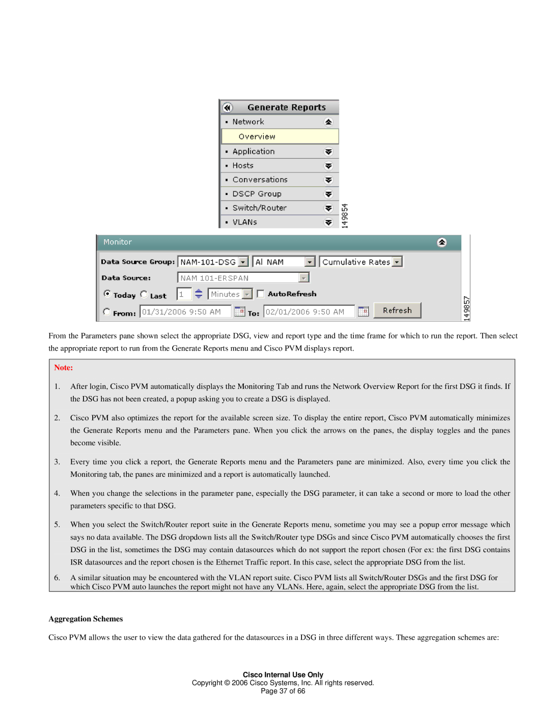 Cisco Systems 1 manual Aggregation Schemes 