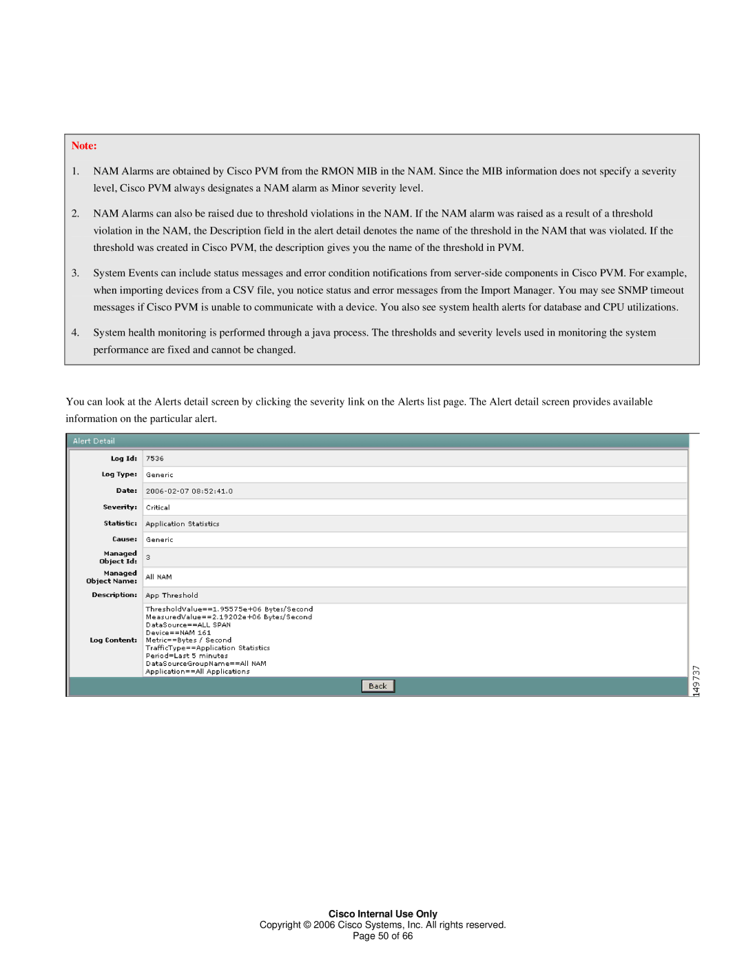 Cisco Systems 1 manual Cisco Internal Use Only 