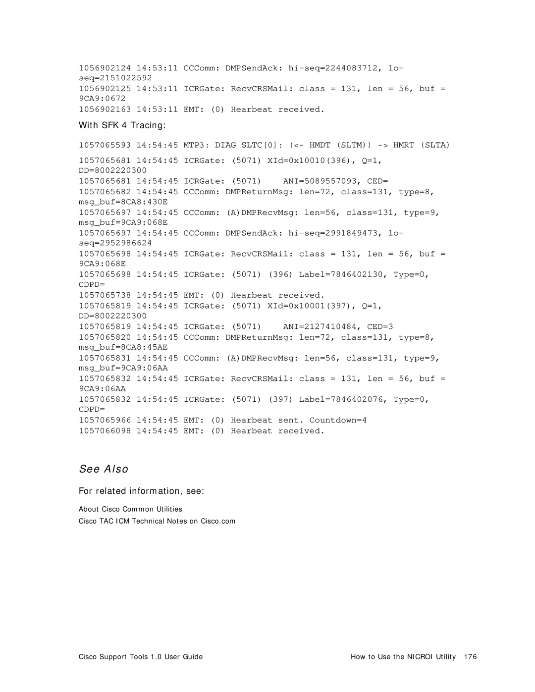 Cisco Systems 1.0 (1) manual With SFK 4 Tracing 