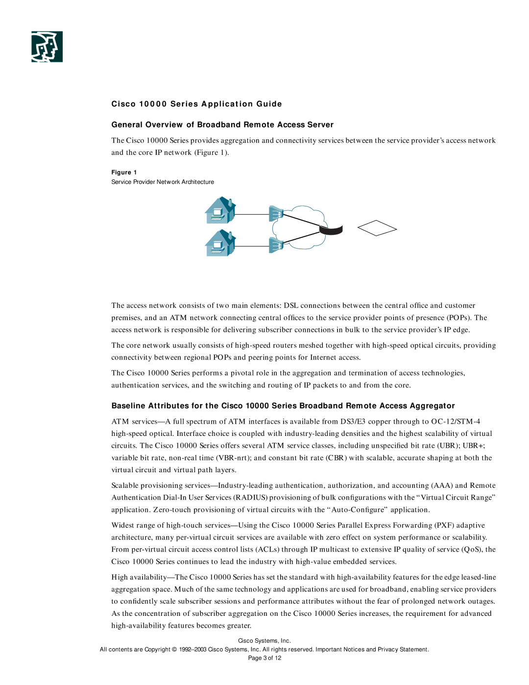 Cisco Systems 10000 manual Dslam 