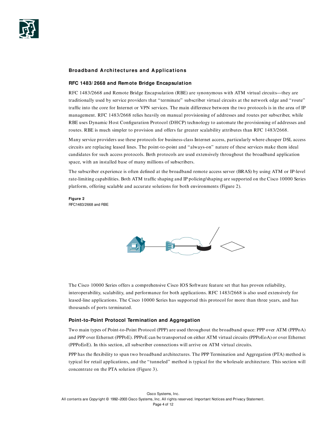 Cisco Systems 10000 manual Dhcp, Atm, Point-to-Point Protocol Termination and Aggregation 