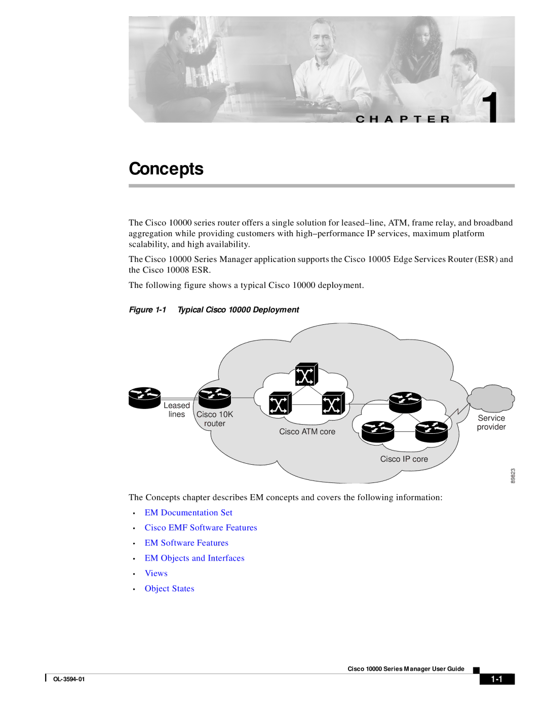 Cisco Systems 10000 manual Concepts 