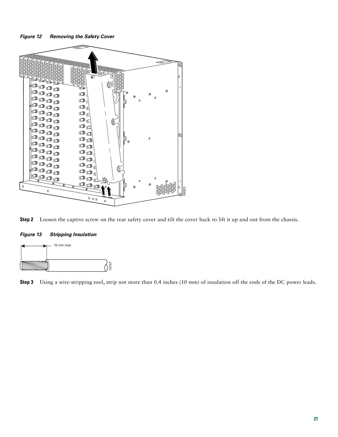 Cisco Systems 10008 quick start Removing the Safety Cover 