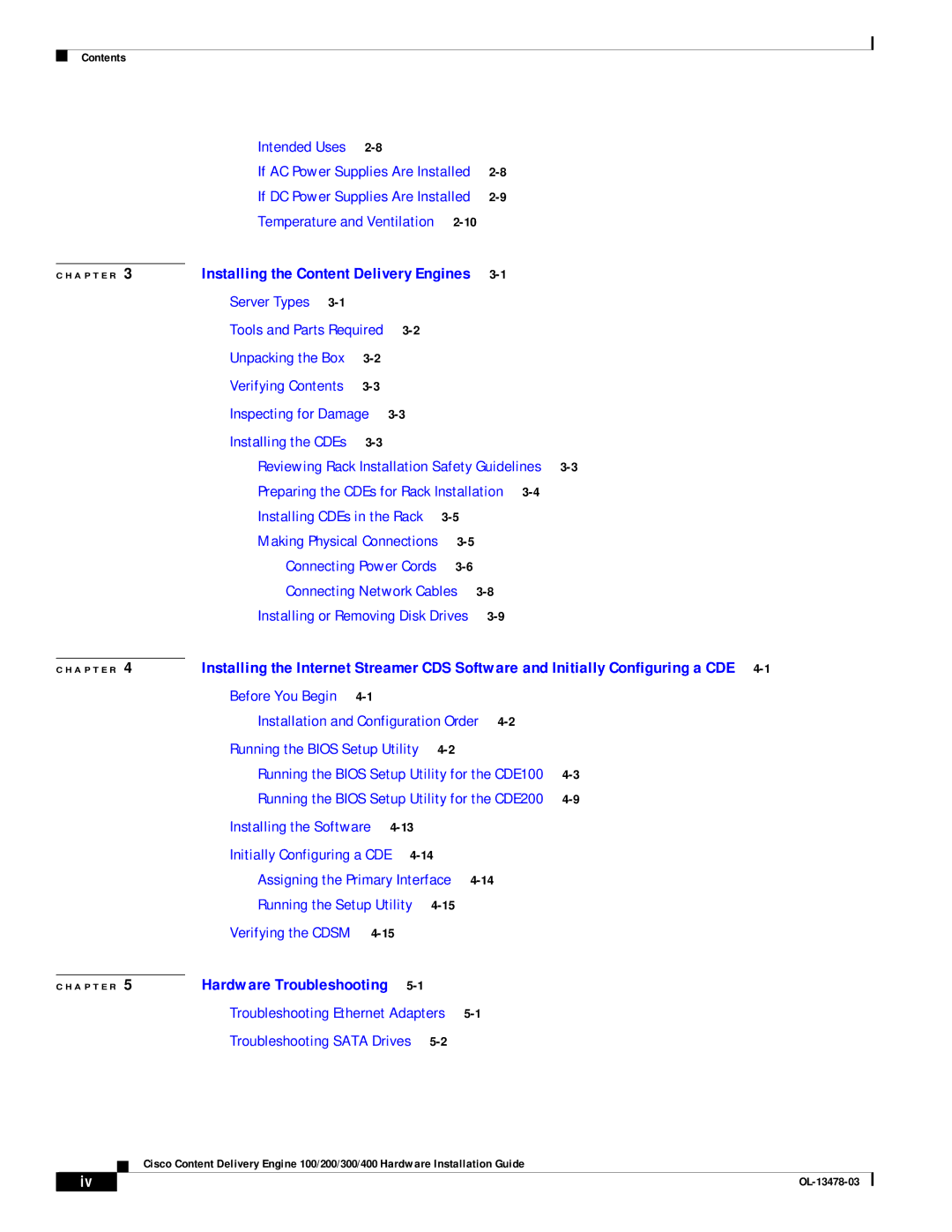 Cisco Systems 100/200/300/400 specifications Connecting Network Cables 