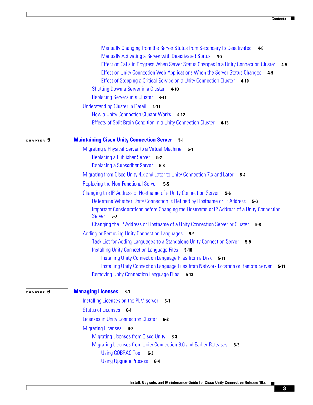 Cisco Systems 10.x manual Server 