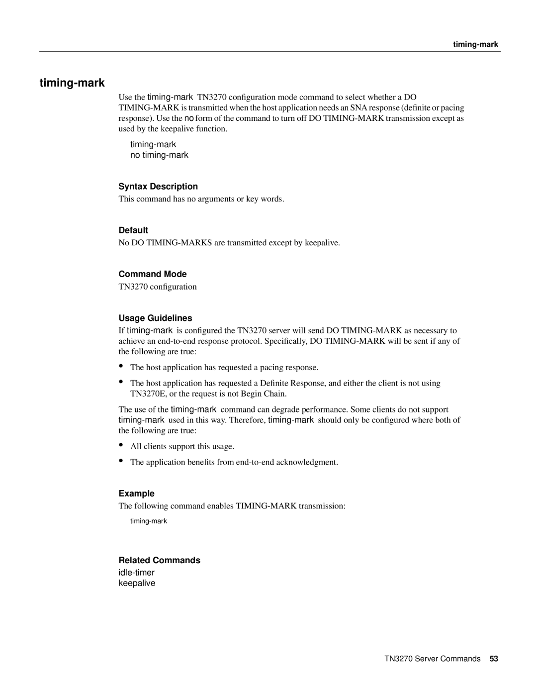 Cisco Systems 11.0 BT manual Timing-mark 