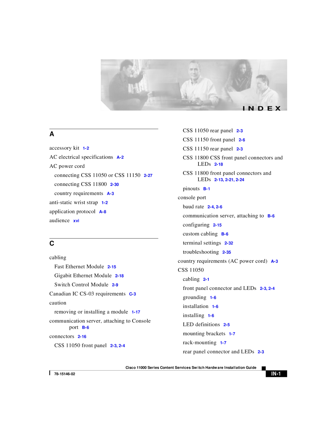 Cisco Systems 11000 Series manual D E 