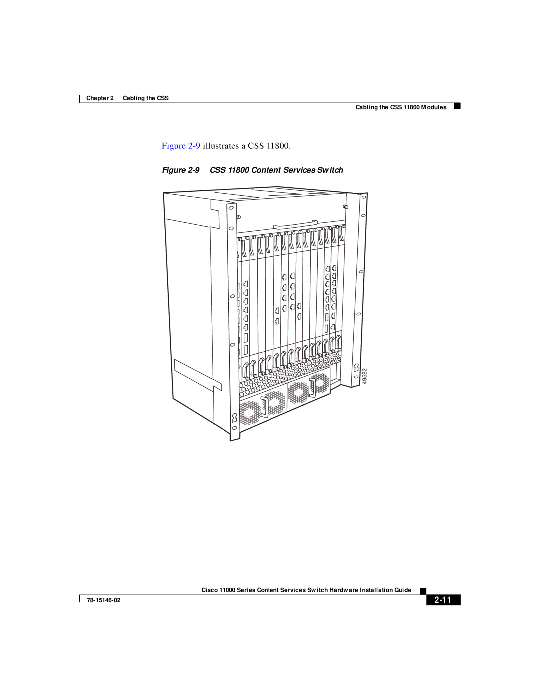 Cisco Systems 11000 Series manual 9illustrates a CSS 