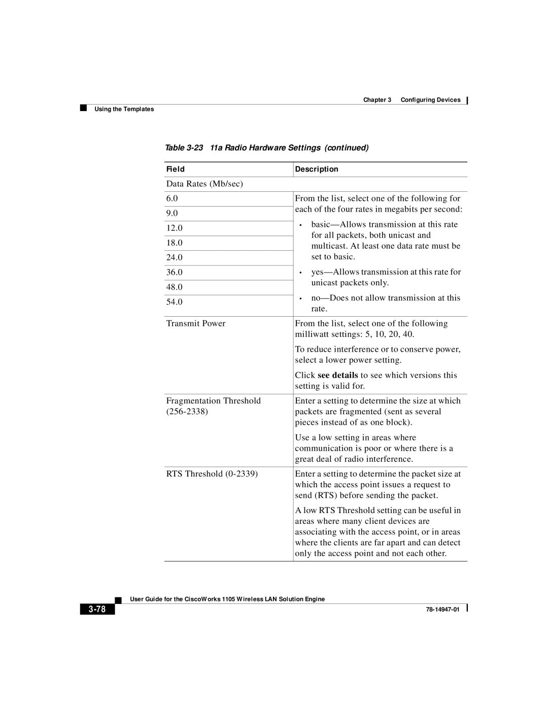 Cisco Systems 1105 manual 78-14947-01 