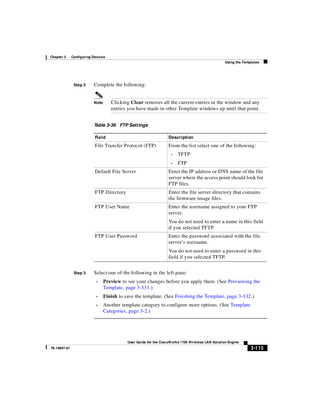 Cisco Systems 1105 manual Ftp, 115 