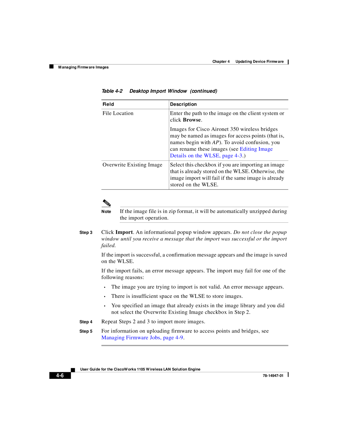 Cisco Systems 1105 manual Details on the WLSE 