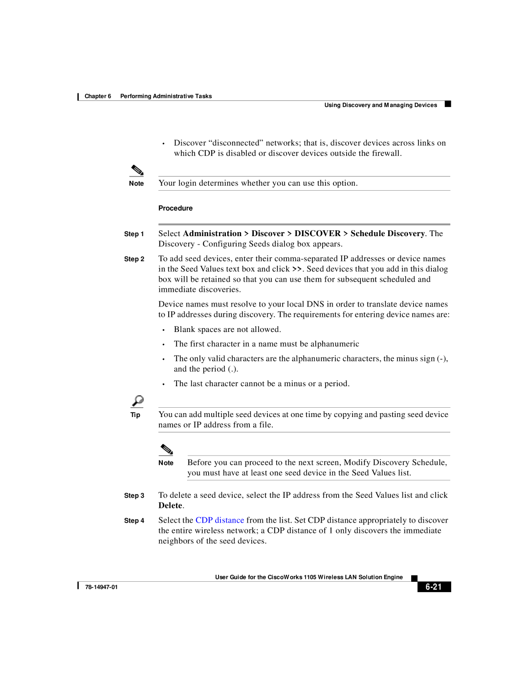 Cisco Systems 1105 manual Procedure 