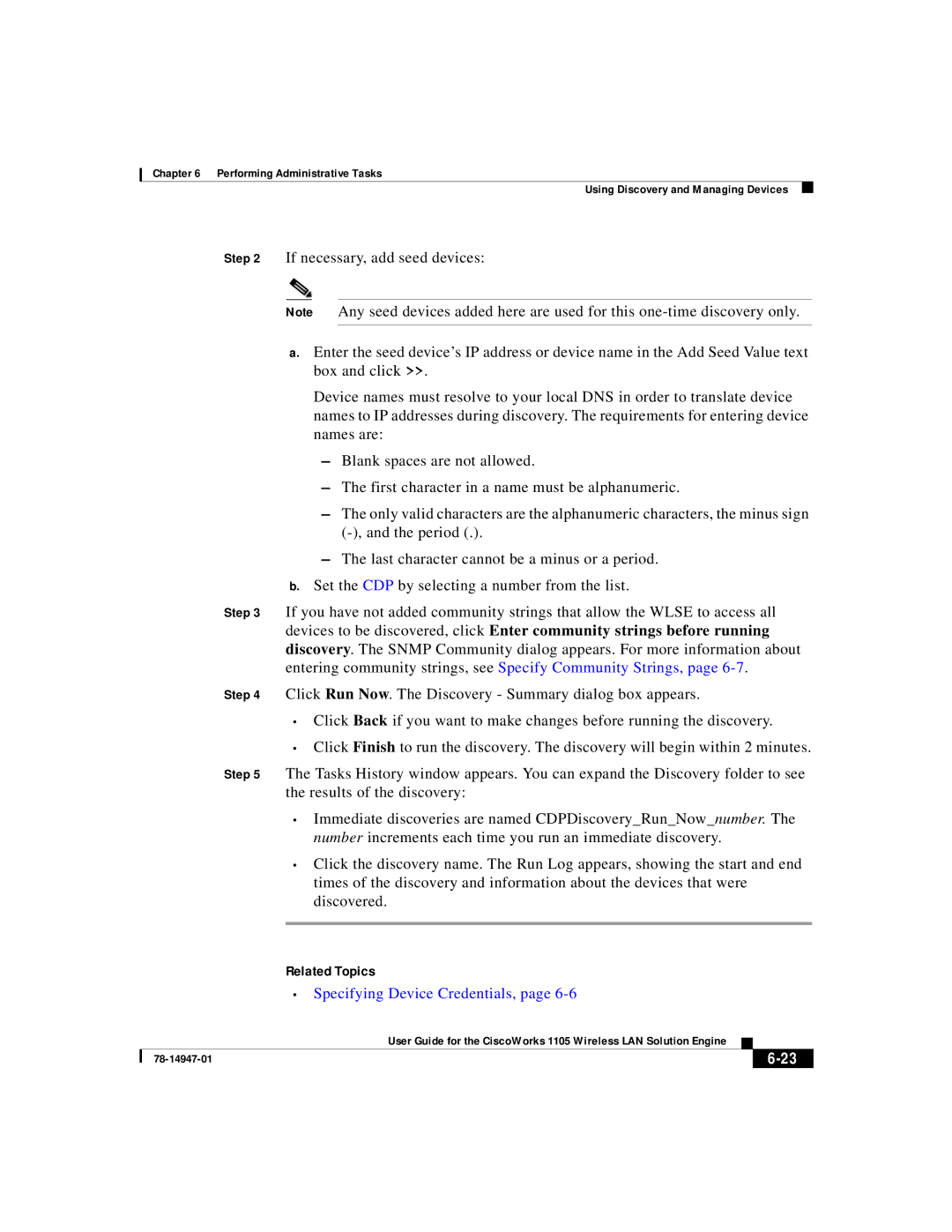 Cisco Systems 1105 manual Related Topics 