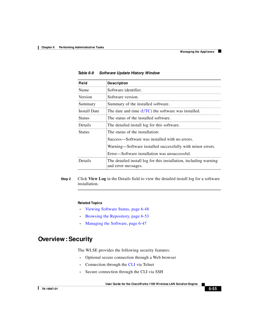 Cisco Systems 1105 manual Overview Security, Installation 