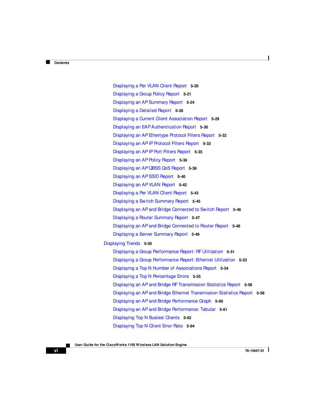 Cisco Systems 1105 manual Displaying an EAP Authentication Report 