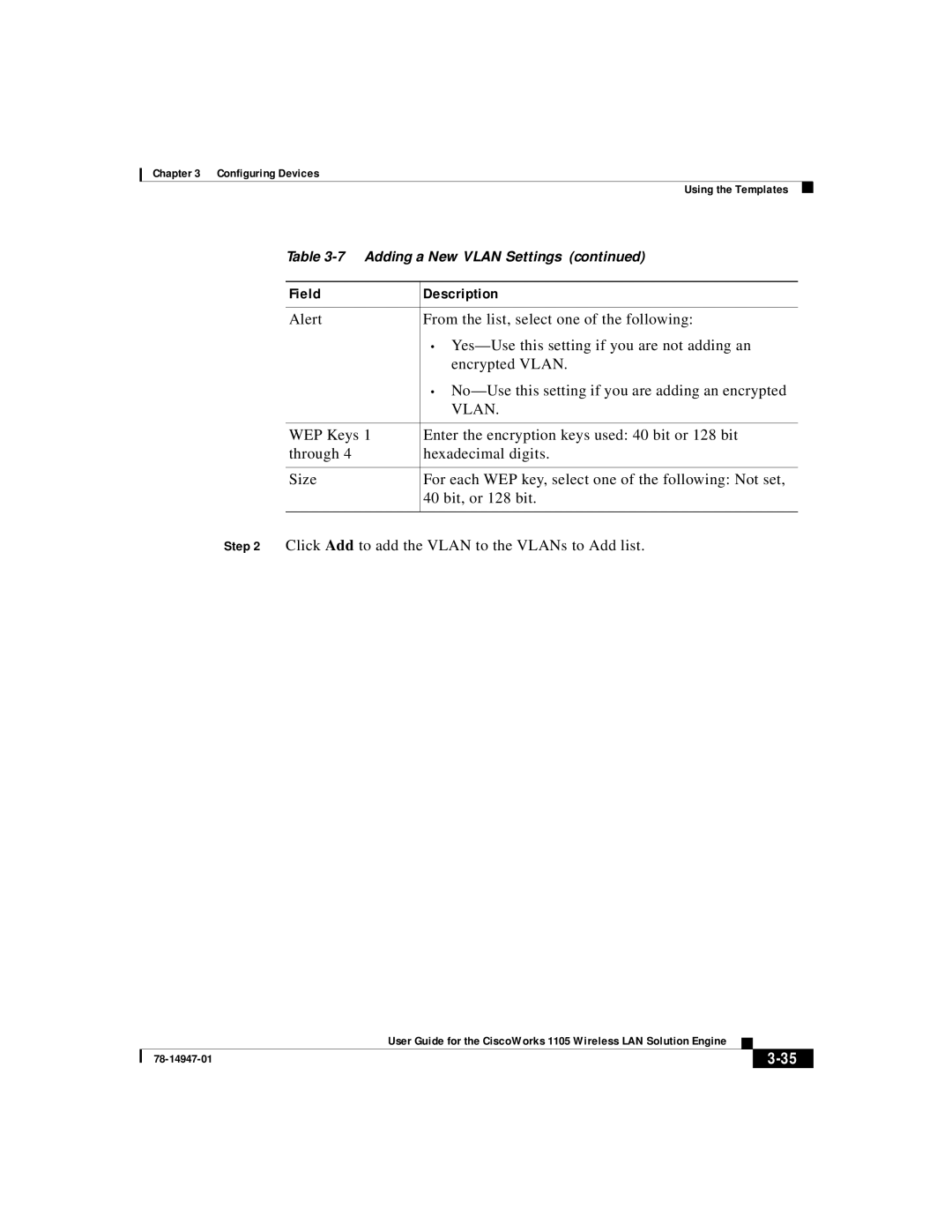 Cisco Systems 1105 manual Vlan 