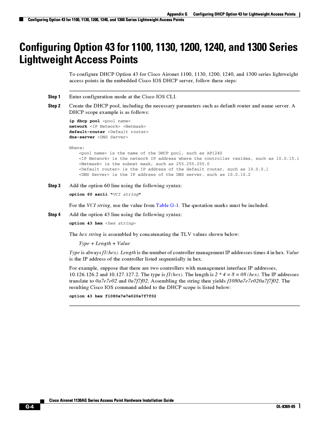Cisco Systems 1130AG manual Type + Length + Value 
