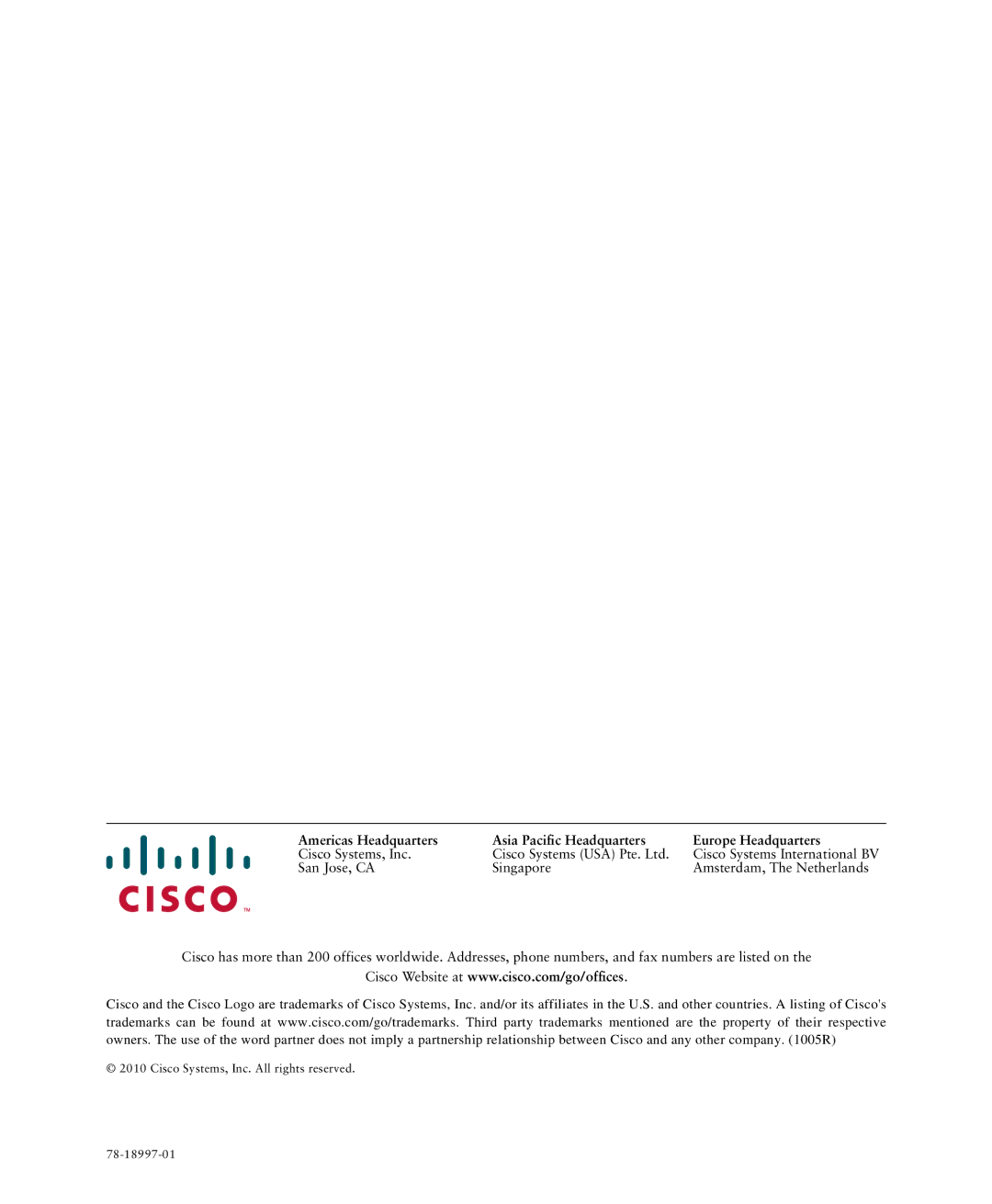 Cisco Systems 1140 specifications Cisco Systems, Inc. All rights reserved 78-18997-01 