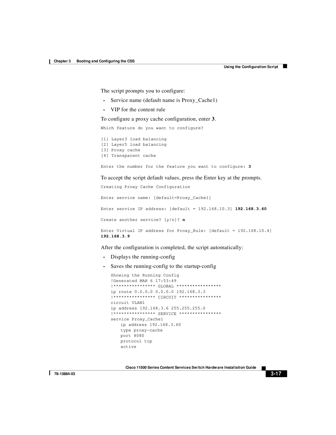 Cisco Systems 11500 Series manual 192.168.3.9 