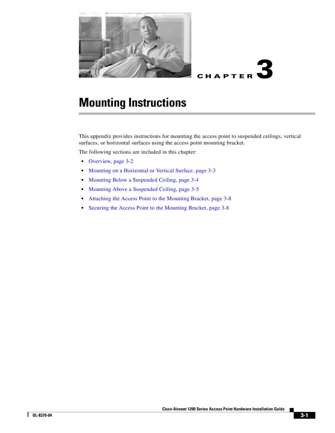 Cisco Systems 1200 manual Mounting Instructions 