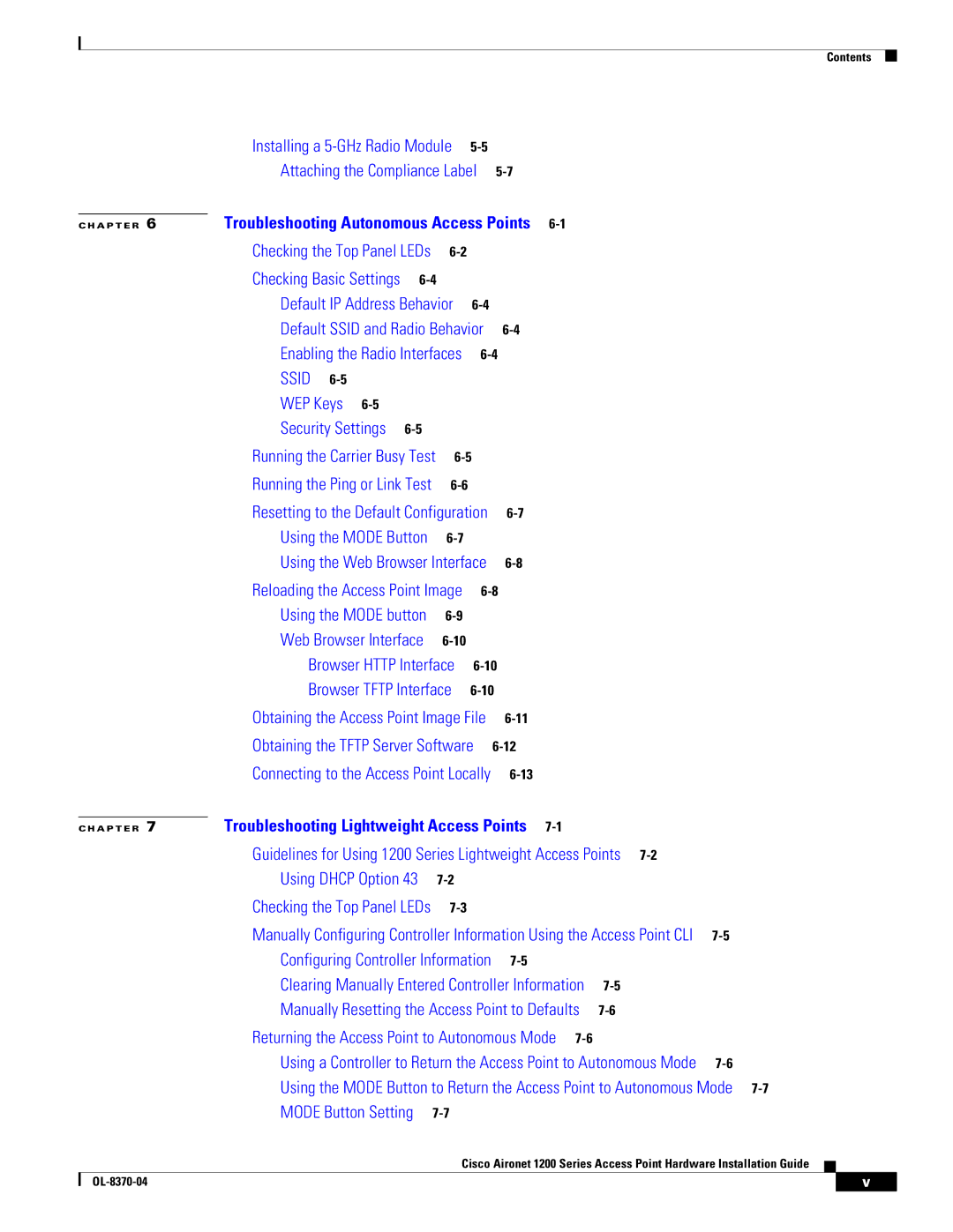 Cisco Systems 1200 manual Mode Button Setting 