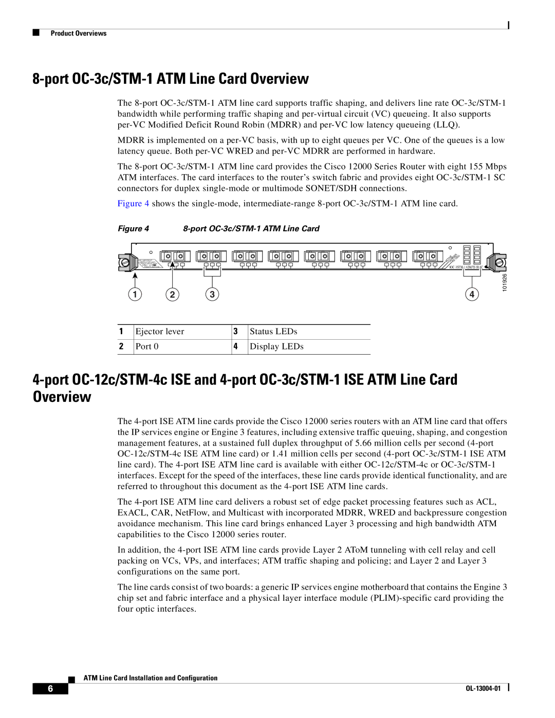 Cisco Systems 12000 series specifications 101926 