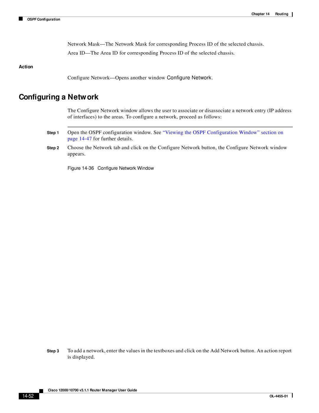 Cisco Systems 12000/10700 V3.1.1 manual Configuring a Network, 14-52 