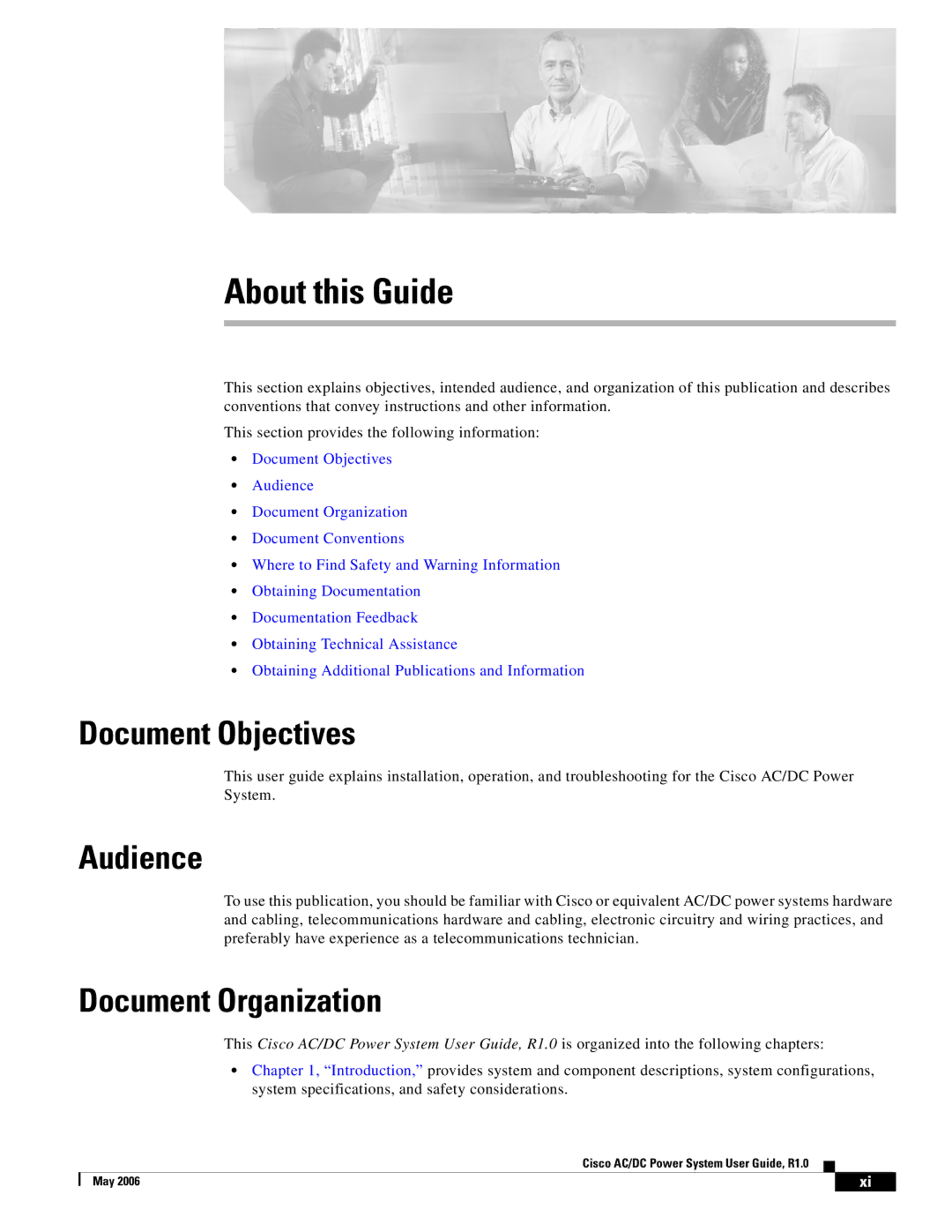 Cisco Systems 159330, 124792, 124778 manual Document Objectives, Audience, Document Organization 