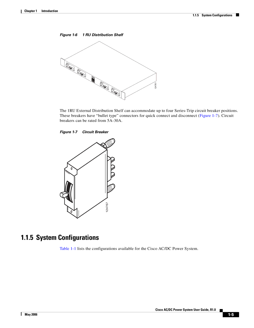 Cisco Systems 124792, 124778, 159330 manual System Configurations, RU Distribution Shelf 