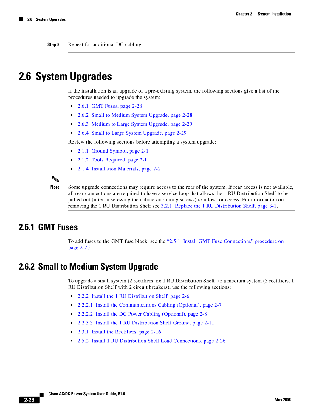 Cisco Systems 159330, 124792, 124778 manual System Upgrades, Small to Medium System Upgrade 