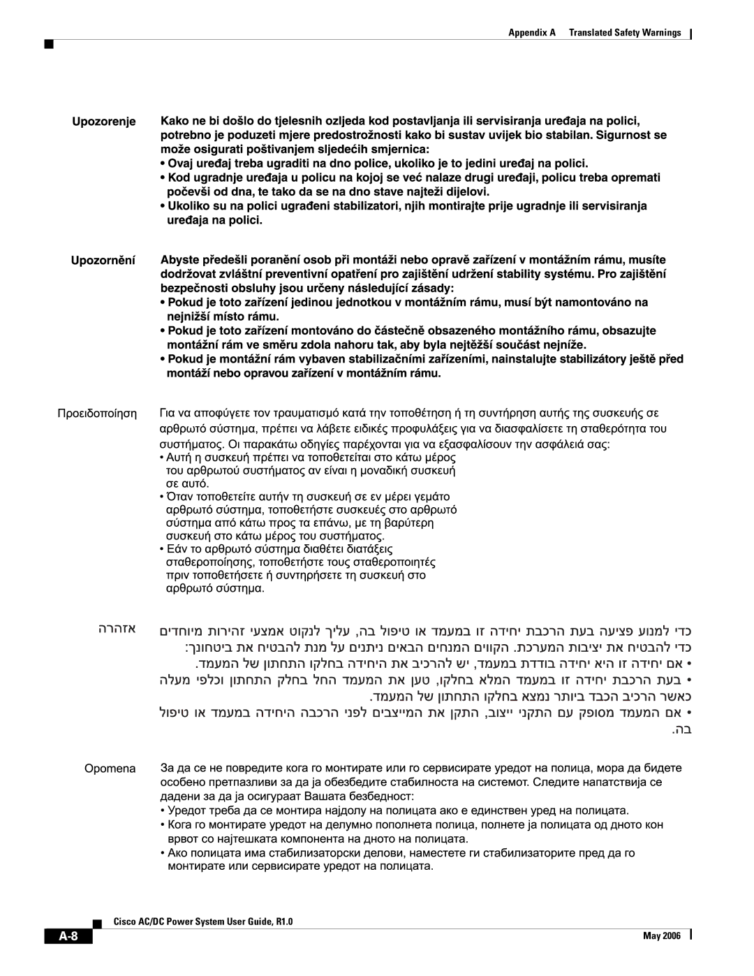 Cisco Systems 159330, 124792, 124778 manual 