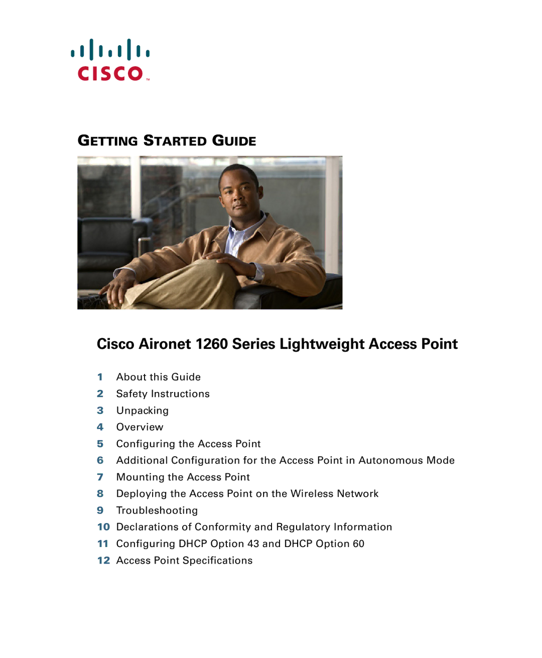 Cisco Systems specifications Cisco Aironet 1260 Series Lightweight Access Point 