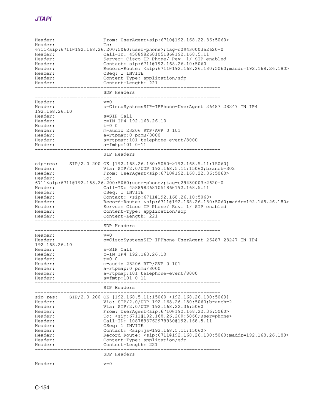 Cisco Systems 1.3.0 manual 154 