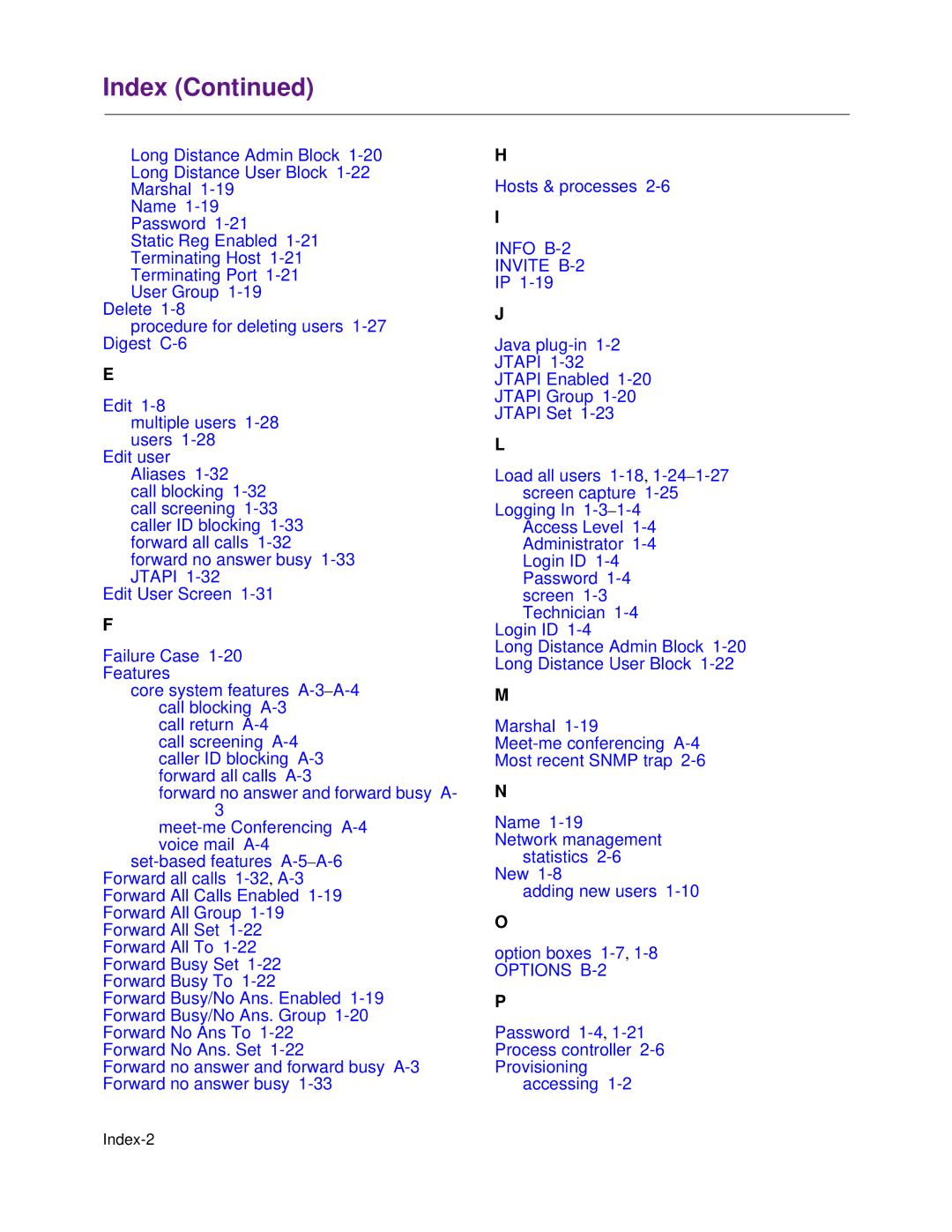 Cisco Systems 1.3.0 manual Info B-2 Invite B-2 